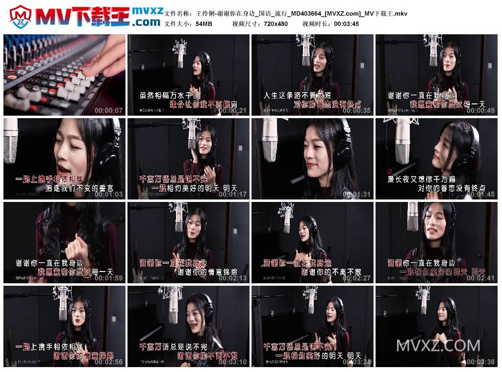 王伶俐-谢谢你在身边_国语_流行_MD403664